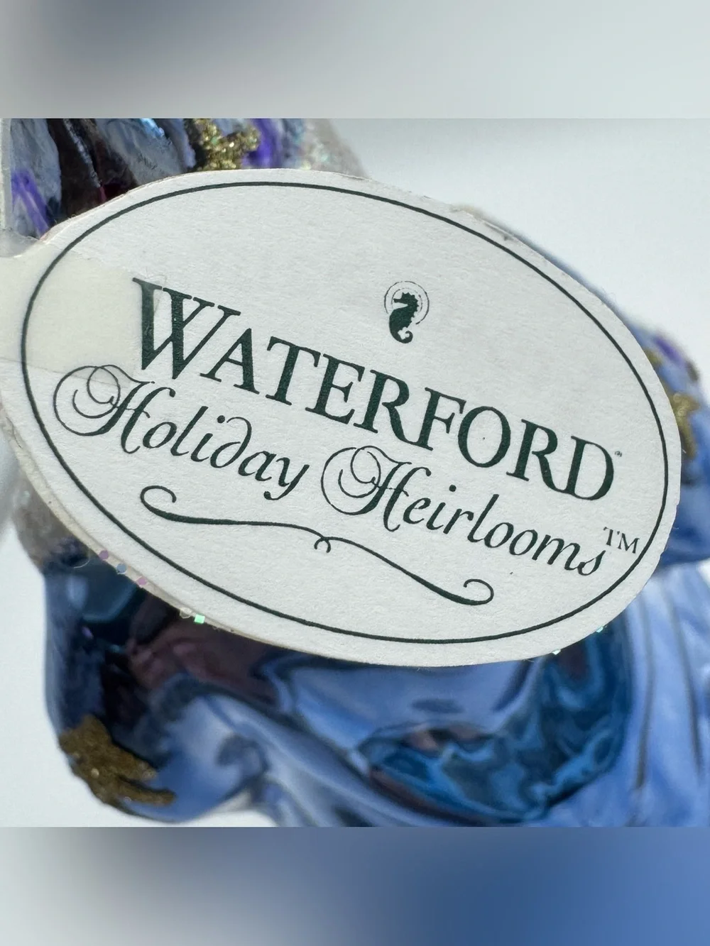 Waterford Holiday Heirlooms Frosty Santa Glass Christmas Ornament Handmade Czech